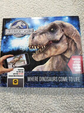 Jurassic World Where Dinosaurs Come To Life Kids Board Book Carlton 2015 AR
